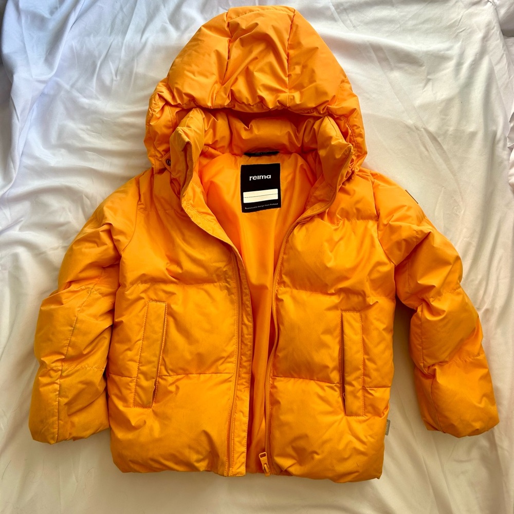 Reima Winter Puffer Jacket With Removable Hoddie 8 Years Old